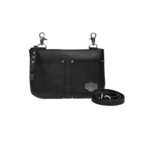 Harley-Davidson Damen Tasche Crossbody schwarz mit B&S Embleme FGB9482