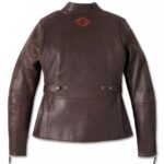 Harley-Davidson Damen Lederjacke Victory Lane Java Braun 98006-23EW