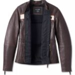 Harley-Davidson Damen Lederjacke Victory Lane Java Braun 98006-23EW