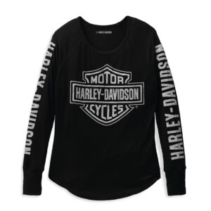 Harley-Davidson Authentic Bar & Shield Rib-Knit Black Beauty 2 - 99111-22VW