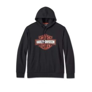 Harley-Davidson Hoodie Bar & Shield Tech schwarz 96025-24VM