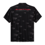 Harley-Davidson Hawaii Hemd mit Adler schwarz