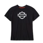 Harley-Davidson Damen T-Shirt kurzarm H-D TECH schwarz 96343-26VW