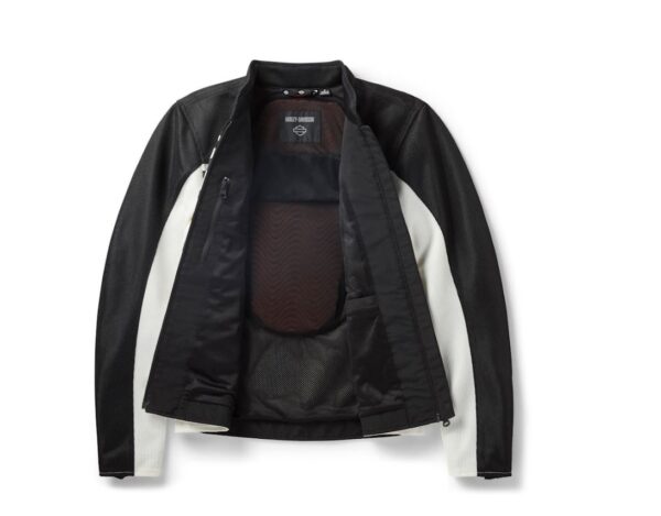 Harley-Davidson Damen Motorradjacke H-D Mesh weiß/schwarz 97135-26VW