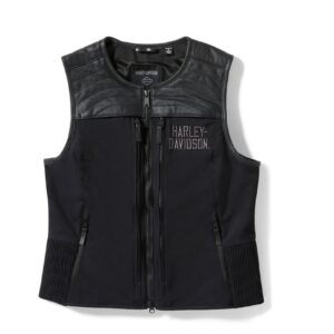 Harley-Davidson Damen Weste Long Haul Utility schwarz 97201-25VW