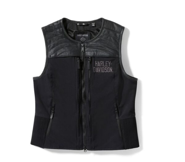 Harley-Davidson Damen Weste Long Haul Utility schwarz 97201-25VW