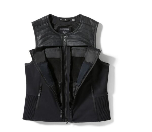 Harley-Davidson Damen Weste Long Haul Utility schwarz 97201-25VW