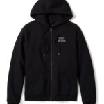 Harley-Davidson Damen Zip-Hoodie Willie G Skull Fleece schwarz 99251-25VW