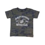 Clocktower Harley-Davidson T-Shirt TS-KIDS DEALER Camouflage Bones