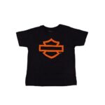 Clocktower Harley-Davidson T-Shirt TS-KIDS DEALER Bar & Shield Black