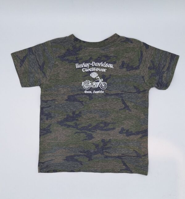 Clocktower Harley-Davidson T-Shirt TS-KIDS DEALER Camouflage Bones
