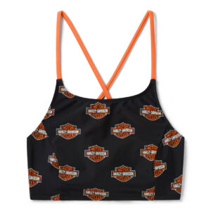 Harley-Davidson Damen H-D Swim Bar & Shield High Neck Bikini-Oberteil 96237-26VW